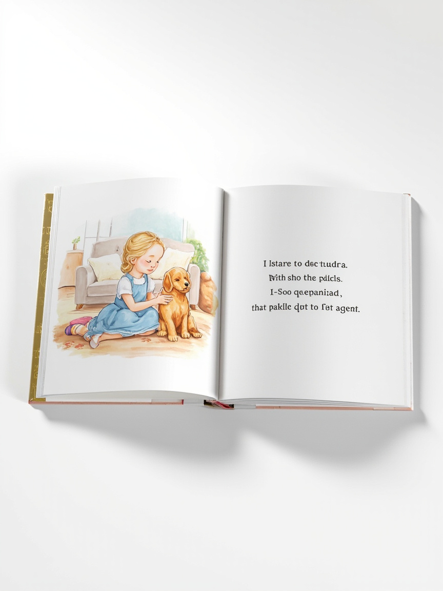 Find Luna personalized book mockup
